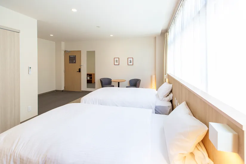 「つつ間」ツインベッド