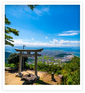 高屋神社 天空の鳥居
