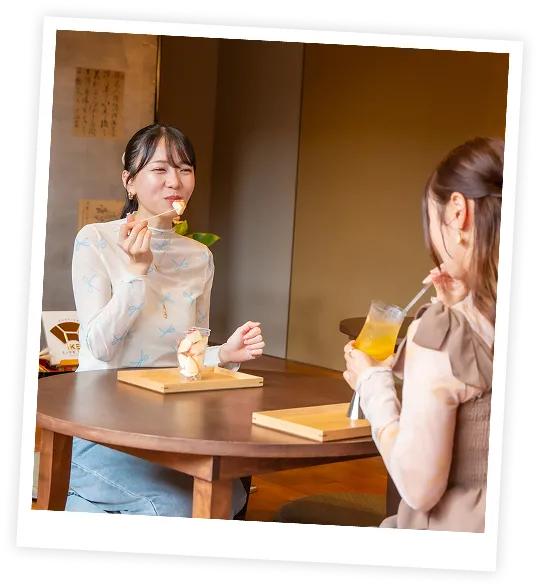 お昼ごはん&カフェでスイーツ